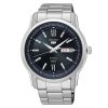 dong ho Seiko 5 Grey Blue Steel – SNKP17J1